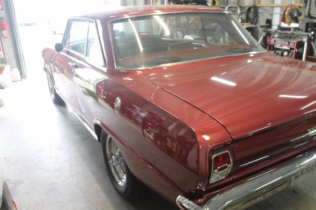 1962 Burgundy Chevrolet Nova Coupe