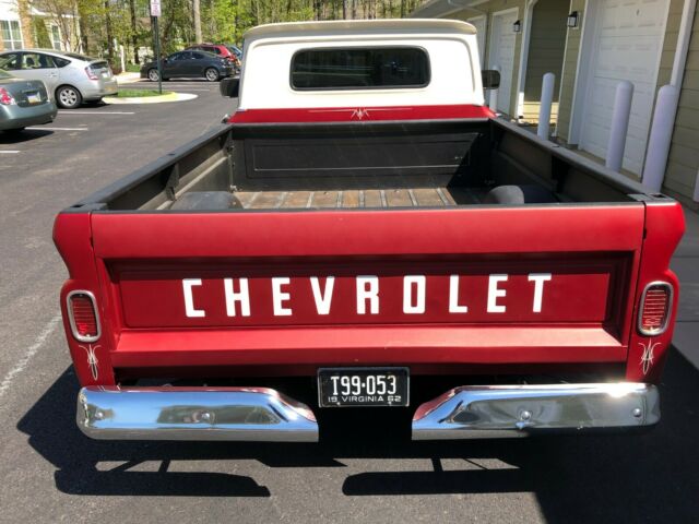 1962 Red/Tan Chevrolet C-10 Standard Cab Pickup