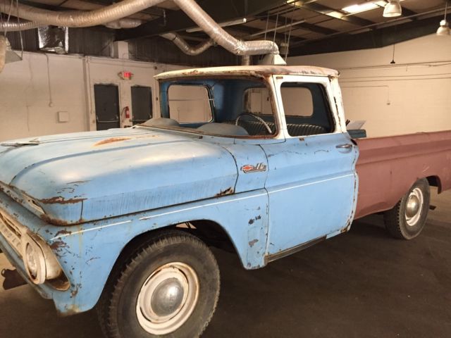 1962 Blue Chevrolet C-10 Standard Cab Pickup