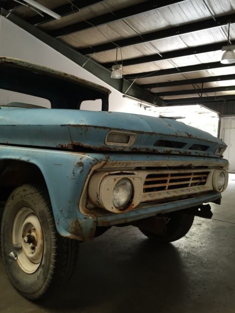 1962 Blue Chevrolet C-10 Standard Cab Pickup