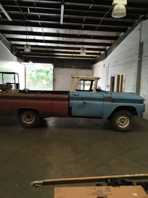 1962 Blue Chevrolet C-10 Standard Cab Pickup