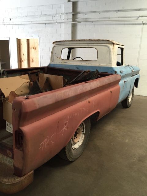 1962 Blue Chevrolet C-10 Standard Cab Pickup