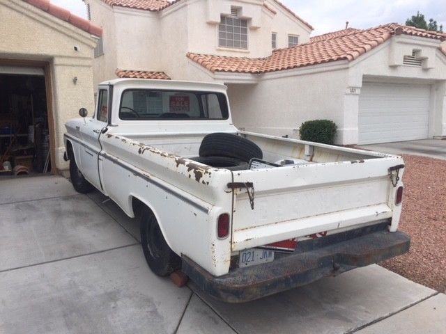 1962 White Chevrolet C-10 Standard Cab Pickup