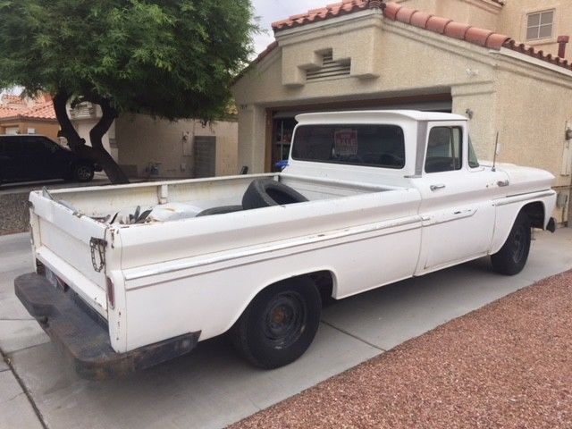 1962 White Chevrolet C-10 Standard Cab Pickup