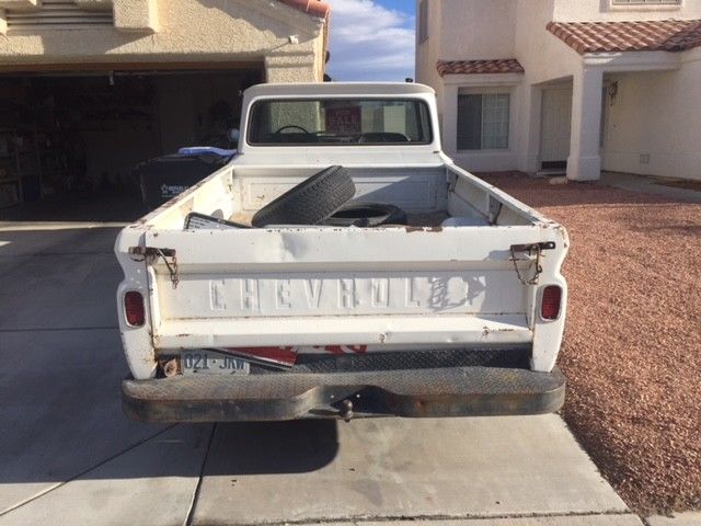 1962 White Chevrolet C-10 Standard Cab Pickup