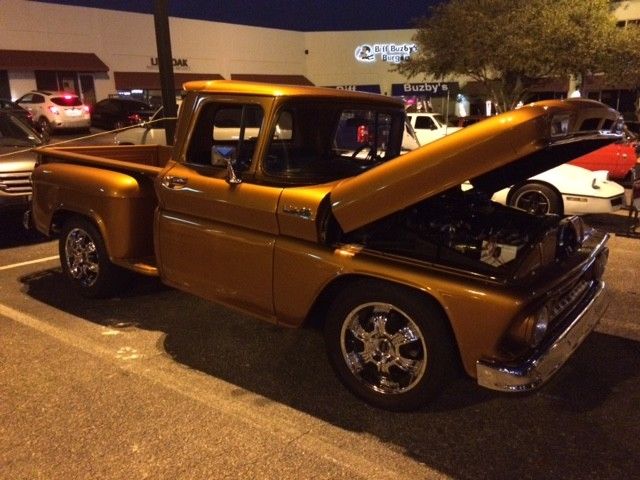 1962 Orange Chevrolet C-10 Standard Cab Pickup