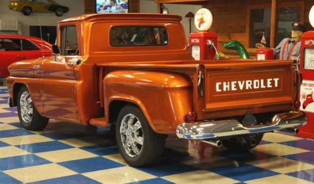 1962 Orange Chevrolet C-10 Standard Cab Pickup