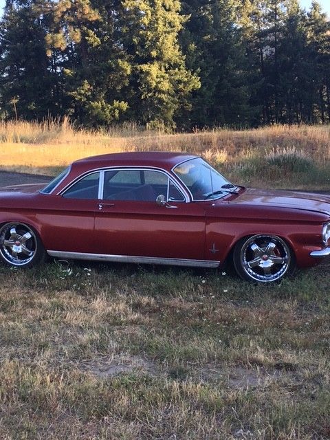 1962 Red Chevrolet Corvair Coupe