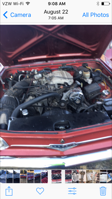 1962 Red Chevrolet Corvair Coupe