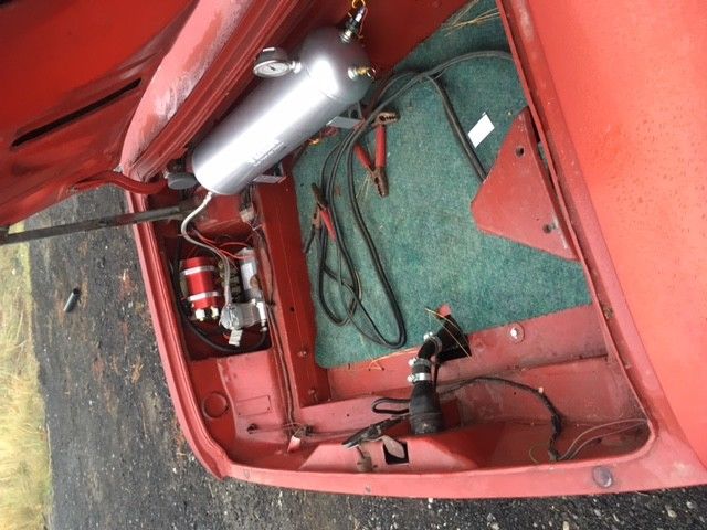 1962 Red Chevrolet Corvair Coupe