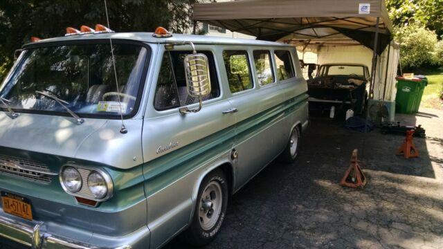 1962 Blue Chevrolet Corvair Minivan