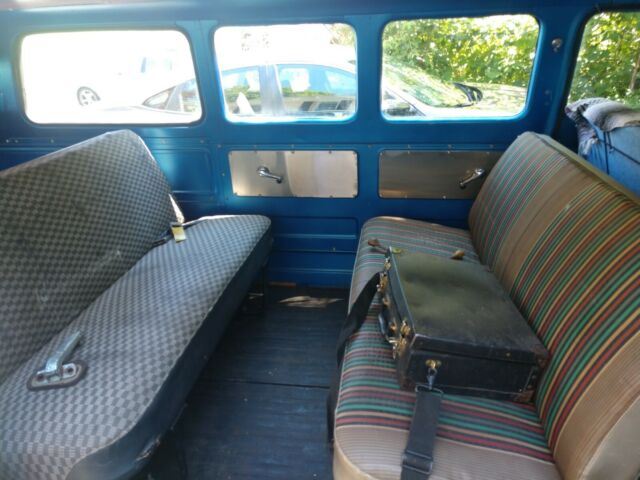 1962 Blue Chevrolet Corvair Minivan