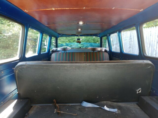 1962 Blue Chevrolet Corvair Minivan