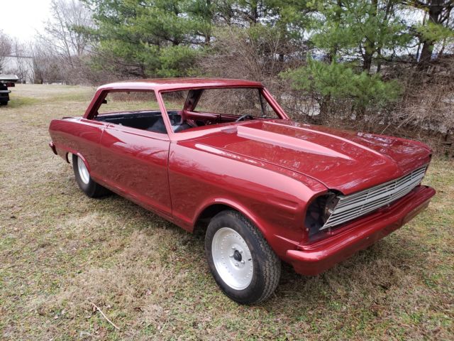 1962 Burgundy Chevrolet Nova 2DR HT