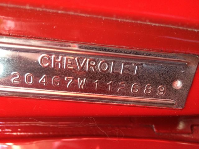 1962 Red Chevrolet Nova Convertible