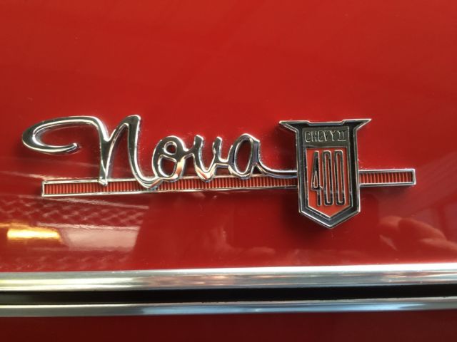 1962 Red Chevrolet Nova Convertible