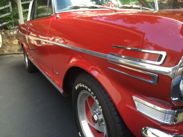 1962 Red Chevrolet Nova Convertible