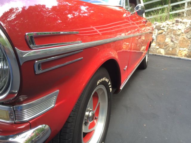 1962 Red Chevrolet Nova Convertible