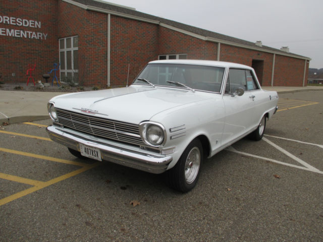 1962 White Chevrolet Nova Coupe