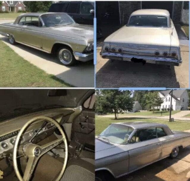 1962 Gold Chevrolet Impala Coupe