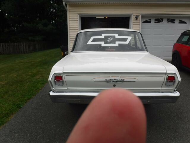 1962 White Chevrolet Nova Sedan