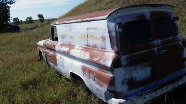 1962 White Chevrolet C-10 Panel