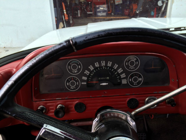 1962 White Chevrolet C-10 Standard Cab Pickup