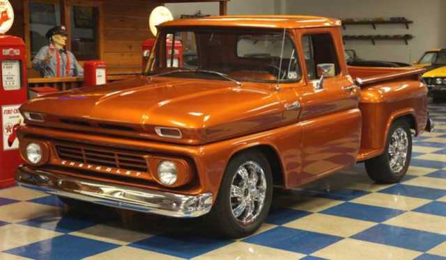 1962 Orange Chevrolet C-10 Standard Cab Pickup