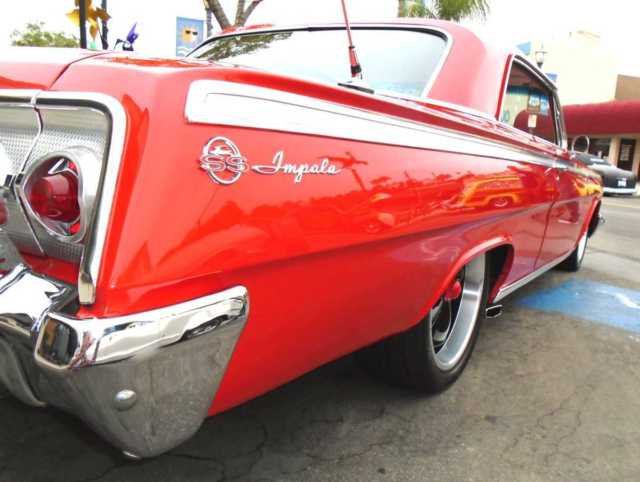 1962 Red Chevrolet Impala coupe