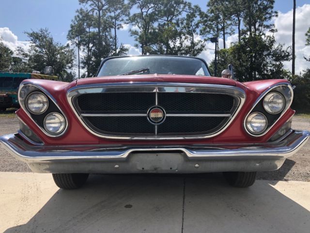1962 Red Chrysler 300 Series Convertible