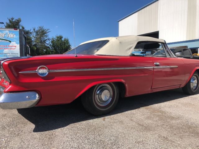 1962 Red Chrysler 300 Series Convertible