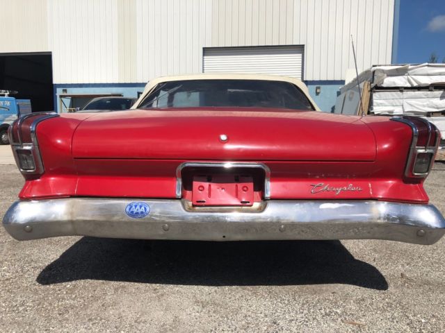 1962 Red Chrysler 300 Series Convertible
