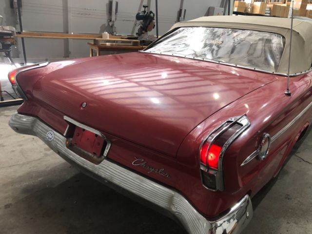 1962 Red Chrysler 300 Series Convertible