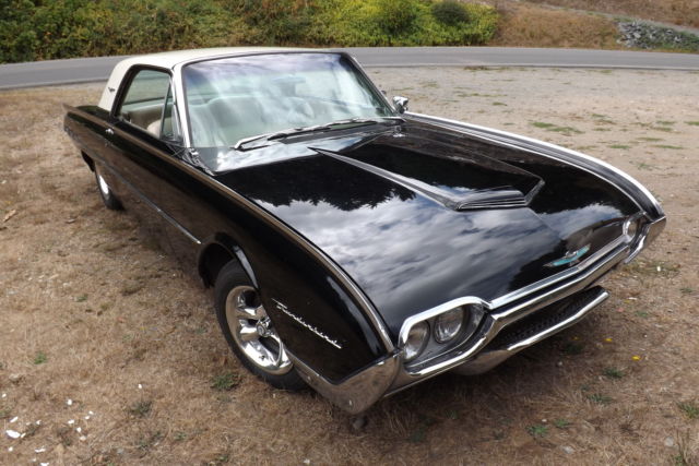 1962 White Top / Raven Black Ford Thunderbird Coupe