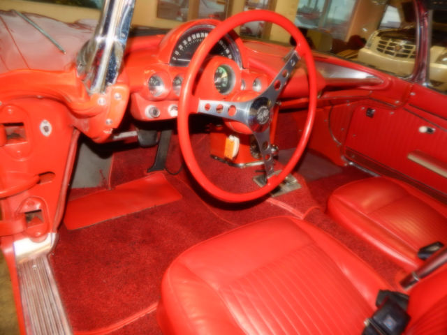 1962 Roman Red Chevrolet Corvette Convertible