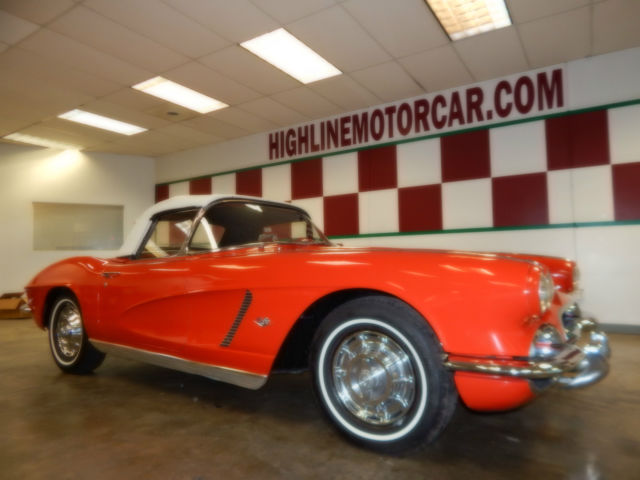 1962 Roman Red Chevrolet Corvette Convertible