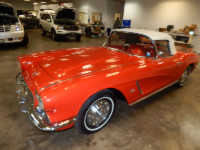 1962 Roman Red Chevrolet Corvette Convertible