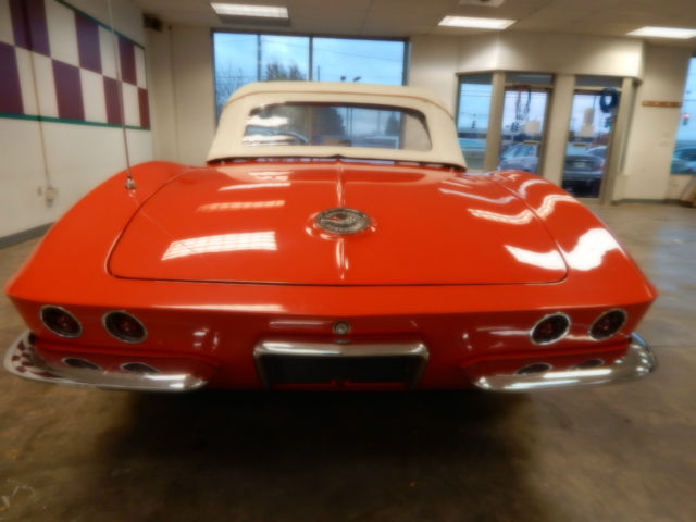 1962 Roman Red Chevrolet Corvette Convertible