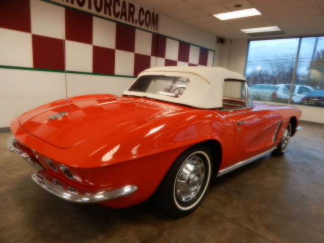 1962 Roman Red Chevrolet Corvette Convertible