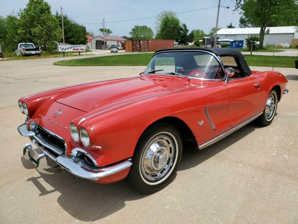 1962 CORVETTE #'S MATCHING ROMAN RED ON RED for sale: photos, technical ...