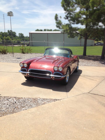 1962 Honduras Maroon Chevrolet Corvette Convertible