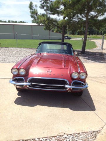 1962 Honduras Maroon Chevrolet Corvette Convertible