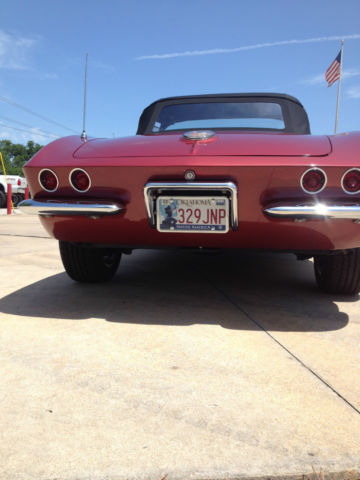 1962 Honduras Maroon Chevrolet Corvette Convertible