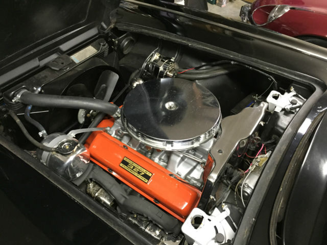 1962 Black Chevrolet Corvette Convertible