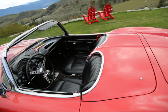 1962 Red Chevrolet Corvette Convertible