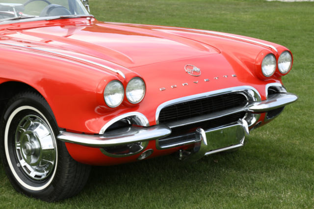1962 Red Chevrolet Corvette Convertible
