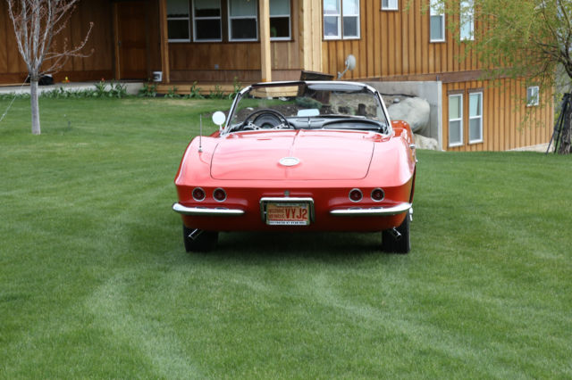 1962 Red Chevrolet Corvette Convertible