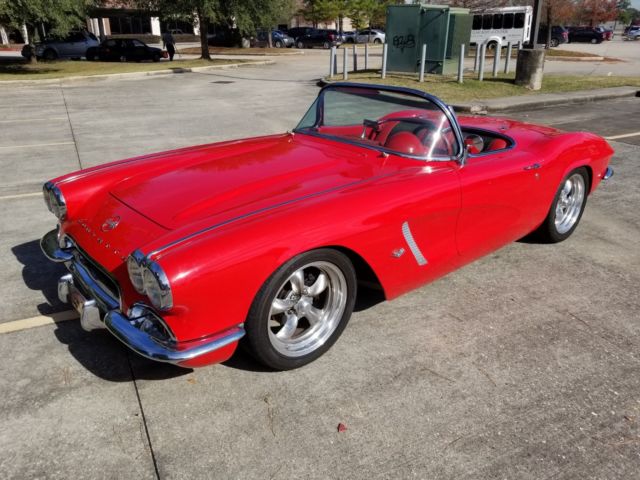 1962 Red Chevrolet Corvette Convertible
