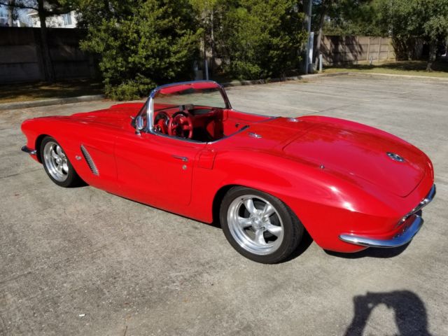 1962 Red Chevrolet Corvette Convertible