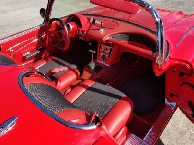 1962 Red Chevrolet Corvette Convertible